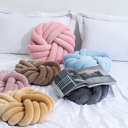 Nordic Knot Plush Pillow