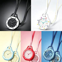 The Luxe Pop Icon — Flower-Dial Quartz Pocket Watch