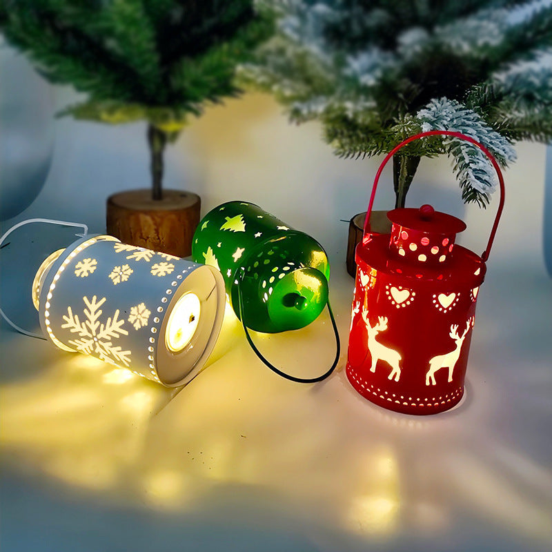 Christmas Glow Lanterns – Cozy LED Candle Lights for Winter Nights