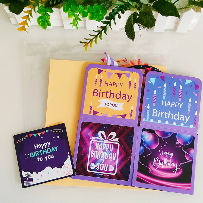 Pop-Up Birthday Gift Box Card