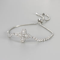 Zircon Floral  Bracelet