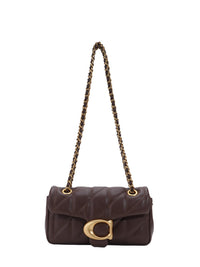 AriaLuxe Diamond Quilted Chain Bag - Leather Strap Luxury Handbag