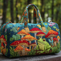 Luxe Quilted Carry-All Gym & Travel Bag