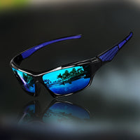 AriaLuxe Sport Sunglasses – Oval Frame with Mirrored Lenses