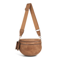 Checkerboard Pattern Crossbody Shell Bag
