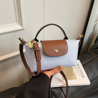Dumpling Luxe Crossbody - Nylon Mini Bag in Trendy Colors