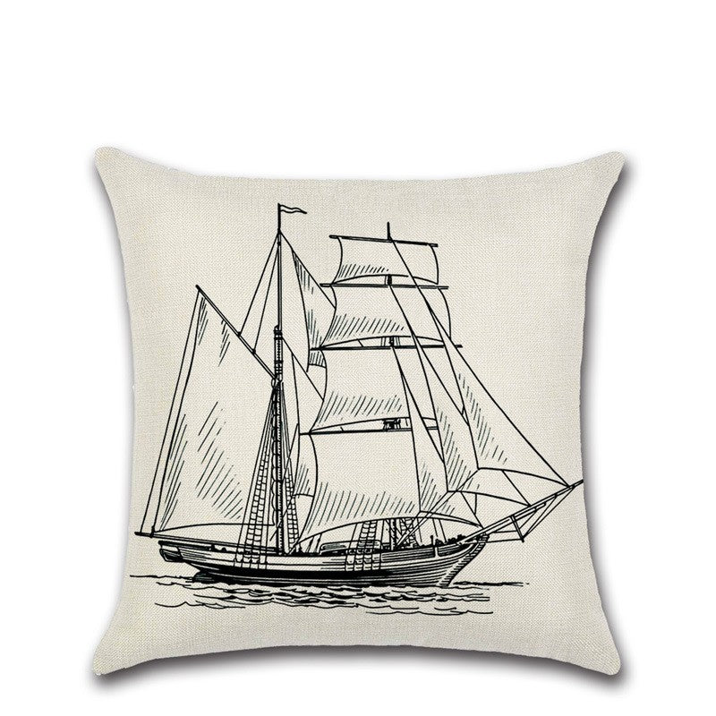 Sailor’s Haven Cushion Covers – Aria Luxe Coastal Decor