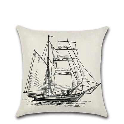 Sailor’s Haven Cushion Covers – Aria Luxe Coastal Decor