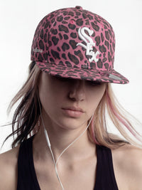 Wild Spot Leopard Print Embroidered Baseball Cap