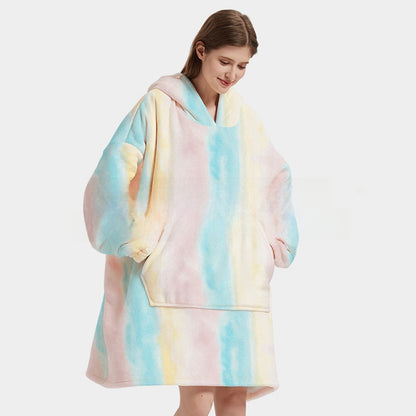 Printed wearable blanket