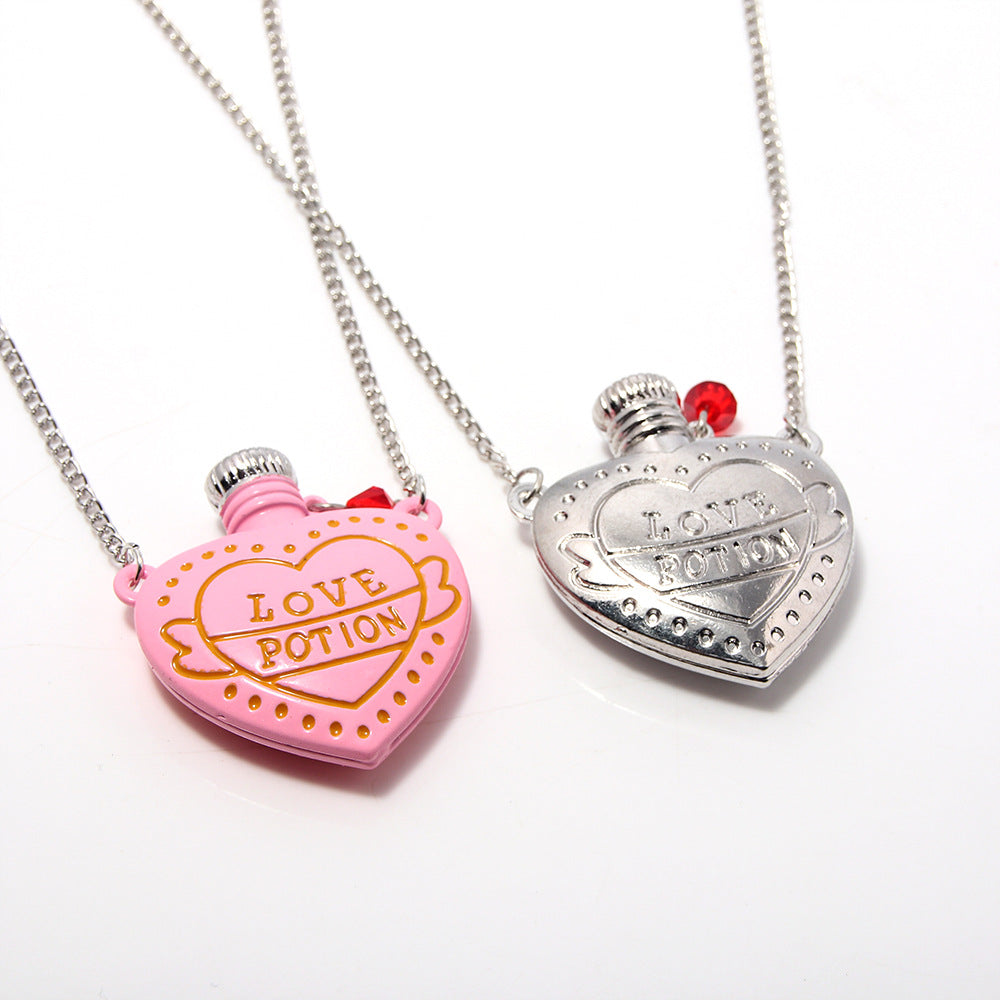 Love Potion Heart Pendant Necklace