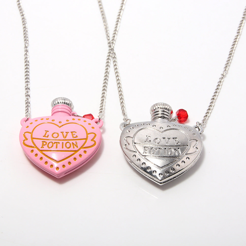 Love Potion Heart Pendant Necklace