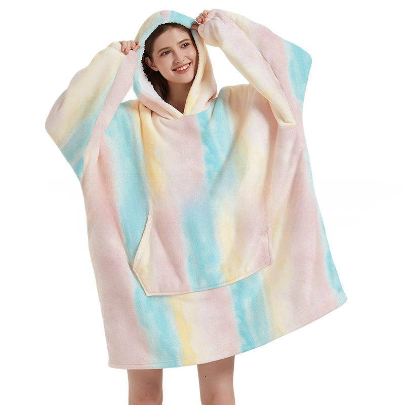 Printed wearable blanket