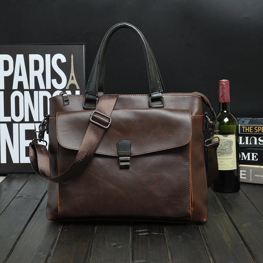 The Ashford Vintage Leather Briefcase