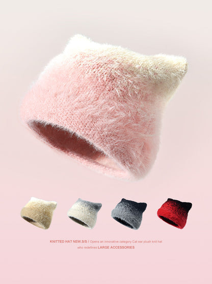 Warm Knitted Beanie with Ear Coverage