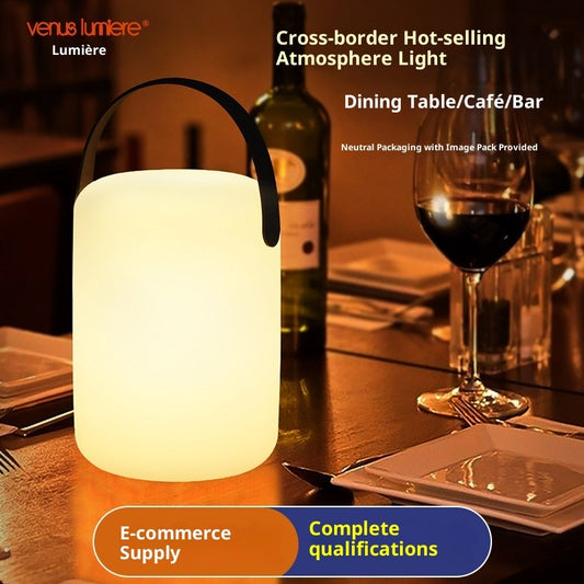 Atmosphere LED Lantern – Rechargeable Ambient Lamp with Remote Control