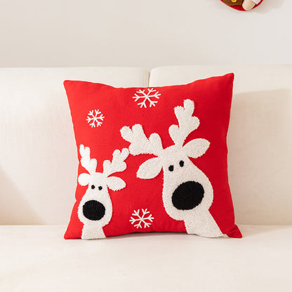 Aria Luxe Holiday Pillow Covers – Festive Embroidered Collection