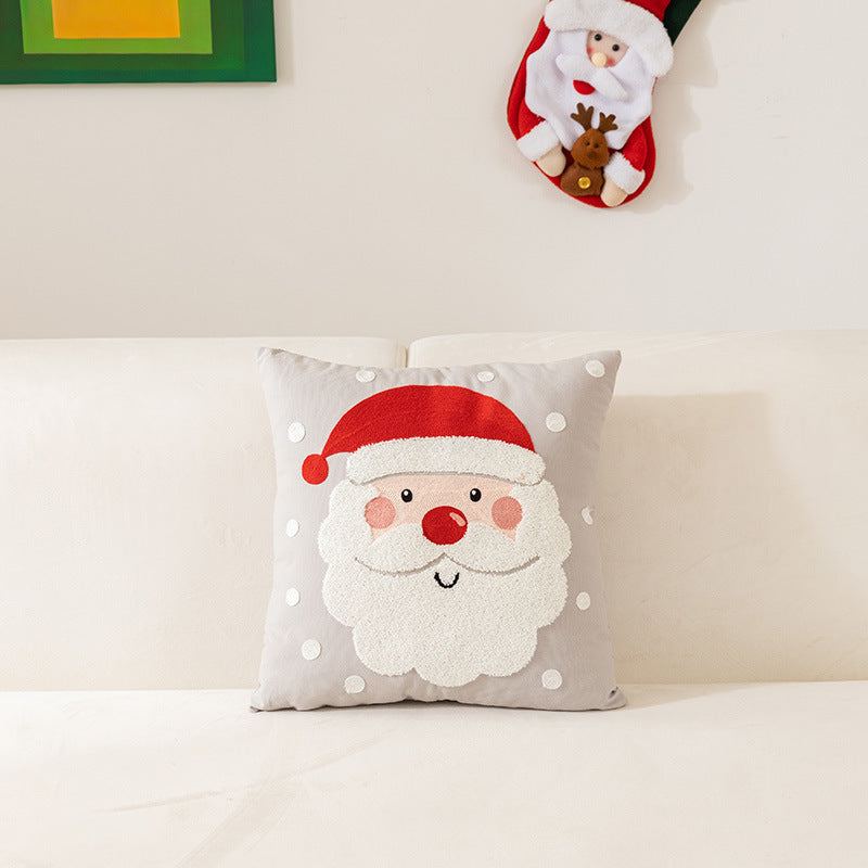 Aria Luxe Holiday Pillow Covers – Festive Embroidered Collection