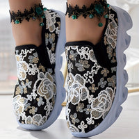 Lumière Sequin Mesh Slip-On Sneakers