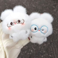 Mini Cloud Bunny Plush Keychain
