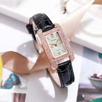 Deco Diamond-Cut Rectangle Watch