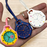 The Luxe Pop Icon — Flower-Dial Quartz Pocket Watch