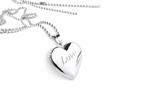 Love Heart Heart Pendant Necklace