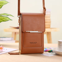 Sequined Crossbody Phone Bag with Touch Screen Access