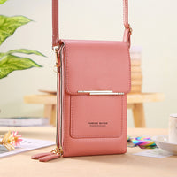 Sequined Crossbody Phone Bag with Touch Screen Access