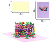 3D Mother's Day Greeting Cards Paper Carving Designs