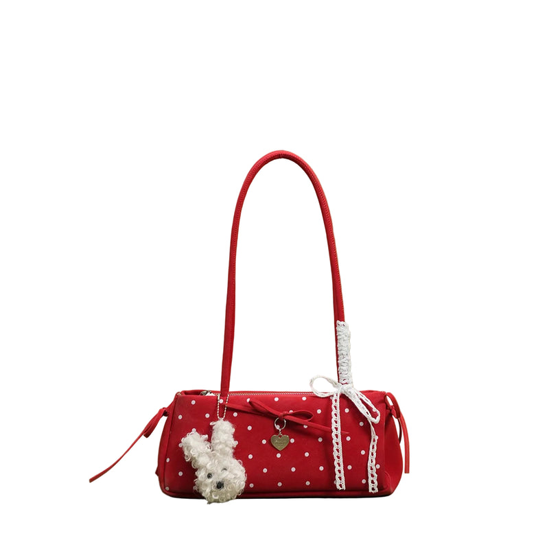 The Margaux Polka Dot Shoulder Bag