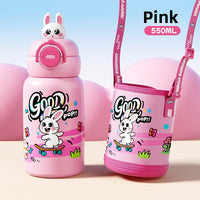 Cartoon Bear Insulated Kids Water Bottle
