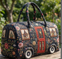 Luxe Quilted Carry-All Gym & Travel Bag