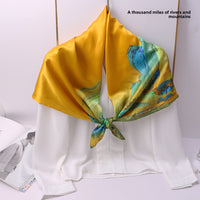 The Mulberry Square Silk Scarf