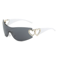 Y2K Heart-Shaped Sunglasses