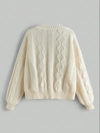Belle Fleur Embroidered Open Knit Cardigan