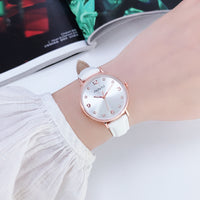 AriaLuxe Coldwind Minimalist Lady Watch - Elegant Quartz Timepiece