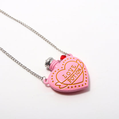 Love Potion Heart Pendant Necklace