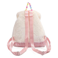 Plush Pom-Pom Backpack