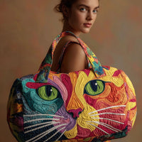 Luxe Quilted Carry-All Gym & Travel Bag