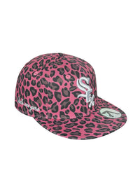 Wild Spot Leopard Print Embroidered Baseball Cap