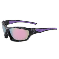 AriaLuxe Sport Sunglasses – Oval Frame with Mirrored Lenses