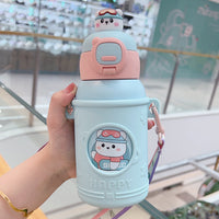 Cartoon Bear Insulated Kids Water Bottle