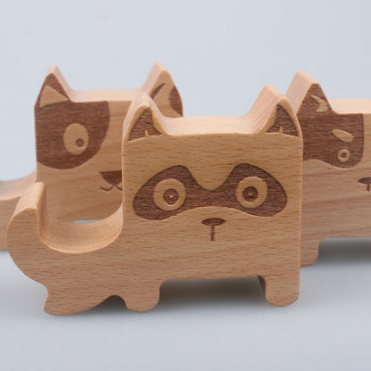 Wooden Animal Phone Stand