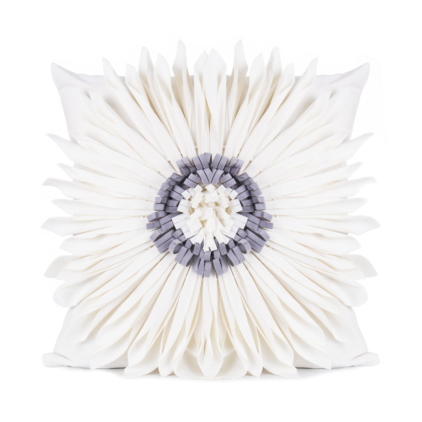 3D Flower Tufted Pillow