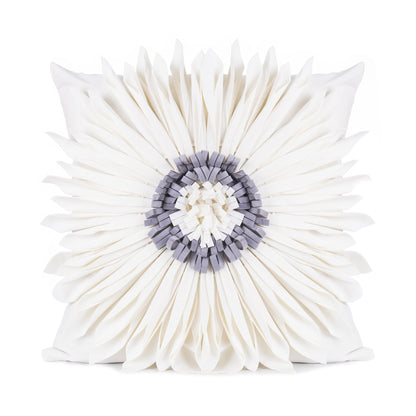 3D Flower Tufted Pillow