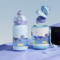 Cartoon Bear Insulated Kids Water Bottle