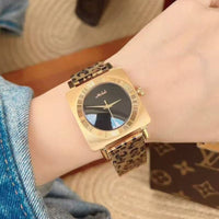 Luxe Leopard Strap Watch