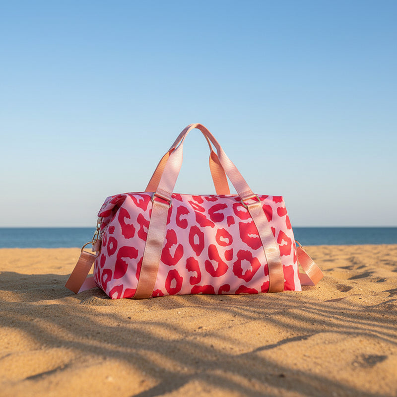 JetSet Leopard Travel Tote