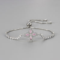 Zircon Floral  Bracelet